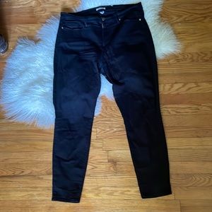 GOOD AMERICAN Black Skinny Leggings